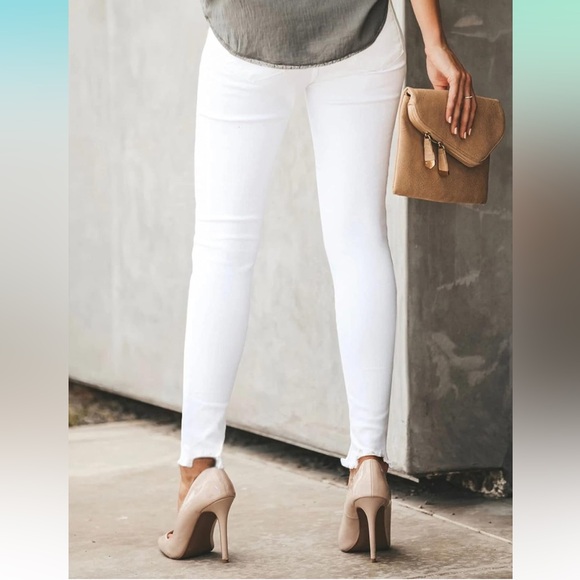 New Sidefeel Women's Ripped Jeans Straight Leg Distressed Boyfriend Denim Pants - Picture 4 of 15